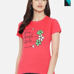 Dreambe Women Typography Printed T-shirt-picture-7