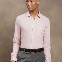 Turtle Classic Micro Checks Printed Pure Cotton Regular Fit Formal Shirt-image-83