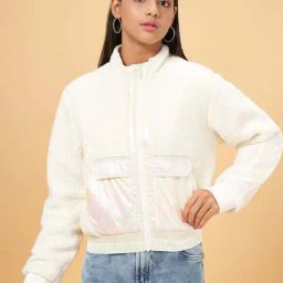 Coolsters by Pantaloons Kids White Regular Fit Full Sleeves Jacket-image-43