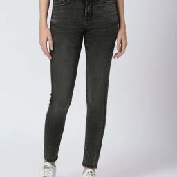 Being Human Black Skinny Fit Mid Rise Jeans-image-18