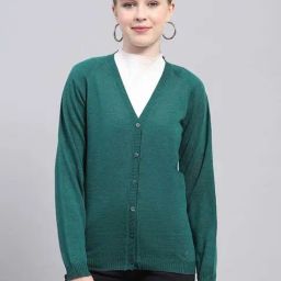 Monte Carlo Green Regular Fit Cardigan-picture-40