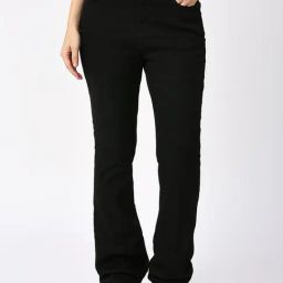 Being Human Black Relaxed Fit Mid Rise Jeans-56