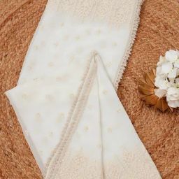 Soch White Georgette Embroidered Dupatta-picture-20