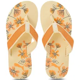 Puma Women's Sofi V4 Orange Flip Flops-image-15