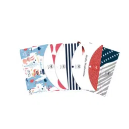 Worldone F/C Size Printed Milky Assorted Design Polypropylene My Button Bag, DC205ADM-28