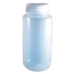 Eduscope 125 ml Reagent Bottle Wide Neck Transparent Polypropylene, ‎BOTTREAGPP-06 (Pack of 6)-1