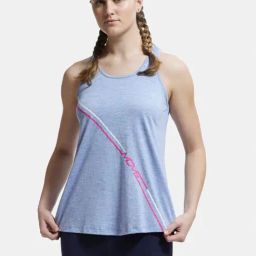 Jockey Light Blue Graphic Print Sports T-shirt-image-27
