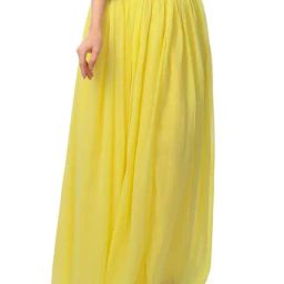 Cation Yellow Maxi Skirt-picture-9