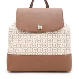 TOMMY HILFIGER Jacquard Beige Women Backpack-image-70
