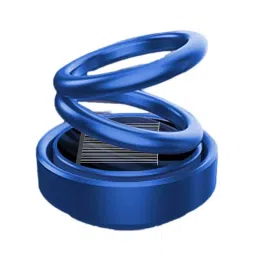 Cartronics Double Ring Rotating Shaped  Car Air Freshner Blue-image-1