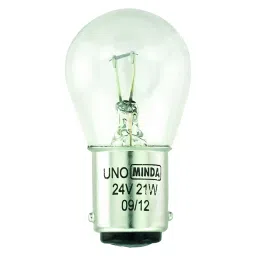 Uno Minda 24V 21W Indicator and Stop Light Bulb, Black (MIN-2018 2442)-40