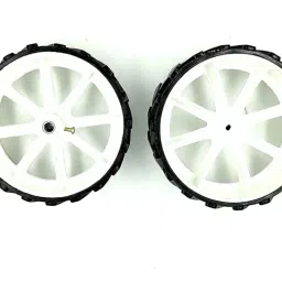 Invento 110mm x 40mm Plastic Robotic Wheel, ISC 1603-1 (Pack of 2 Pcs)-3