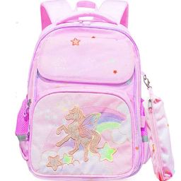 YK Kids Graphic Printed Backpack-35