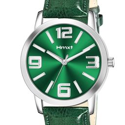 HMXT Men Printed Dial & Leather Straps Analogue Watch HMXT-164-8