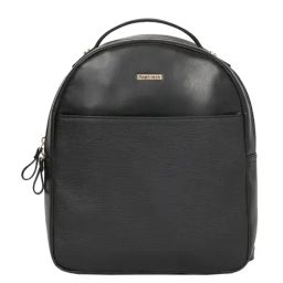 Fastrack Charcoal Black Textured Backpack For Women-22