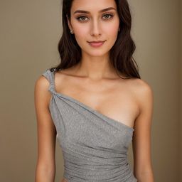 LULU & SKY Women Solid One Shoulder Top-picture-10