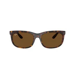 Ray-Ban Unisex Square Sunglasses with Polarised and UV Protected Lens 8056262246832-Brown image 2