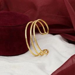 Teejh Navanya Golden Cuffs Bracelet for Women-47