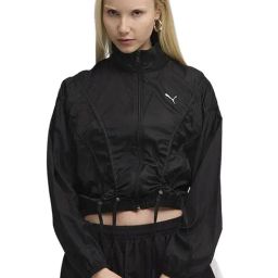 Puma Black Relaxed Fit Dare To Jacket-image-56
