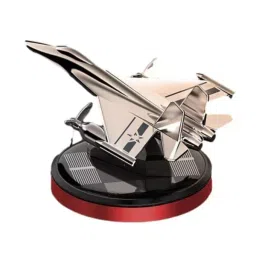 Cartronics Fighter Jet Shaped Solar Powered Car Air Freshner Red-4