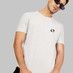 Greylongg Men Graphic Printed Round Neck Slim Fit T-shirt-image-88