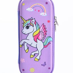 Eazy Kids 3D Pencil Case Unicorn - Purple-27