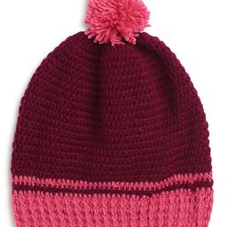 MayRa Knits  Self Designed Hand Knitted Cap - Red-picture-24