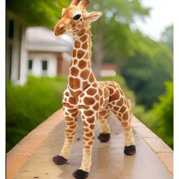 Tickles Jafari Giraffe Soft Stuffed Plush Animal Toy for Kids Boys & Girls Birthday Gift (Color: Brown; Size: 40 cm)-picture-29