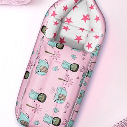 StarAndDaisy Essentials 3 in 1 Baby Sleeping Bag, Printed-Pink-picture-46
