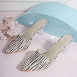 DressBerry Women Kitten Mules with Tassels-20