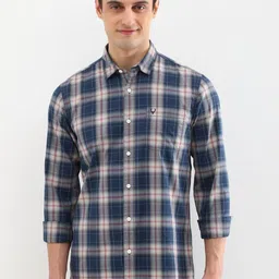 Allen Solly Men Custom Opaque Checked Casual Shirt-picture-19