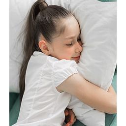 Divine Casa Solid Dyed Microfiber Polyester Pillow Filler Set Of 2 - White image 3