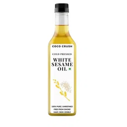 Coco Crush Anti-Ageing Cold Pressed & 100% Natural White Sesame Oil - 500 ml-22