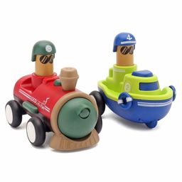 Sanjary Push and go Vehicle Toy for kids -Color & Design May Vary image 4