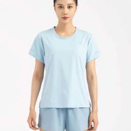 KIPRUN By Decathlon Blue Plain T-Shirt-image-33