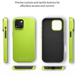 DailyObjects Solid Enamel Bumper iPhone 14 Back Case image 3