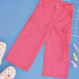 Pantaloons Baby Kids Raspberry Sorbet Cotton Regular Fit Pant-image-71