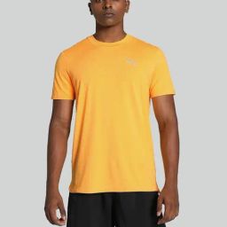 Puma Orange Regular Fit Printed Sports T-Shirt-image-71