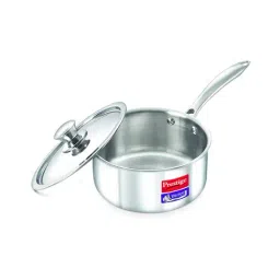 Prestige Tri Ply Silver Stainless Steel 190 mm Sauce Pan with Lid (1500 ml) - Set of 1-image-23