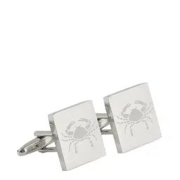 Alvaro Castagnino Silver Textured Cufflinks-image-56