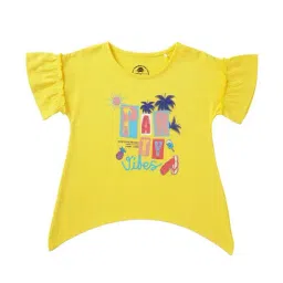 Cub McPaws Kids Yellow Printed  Top-image-63