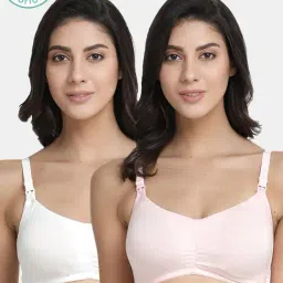 Inner Sense Multicolored Non Wired Padded Nursing Bra (Pack Of 2)-image-35