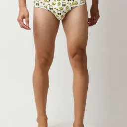 UnderJeans by Spykar Green Printed Briefs-picture-14