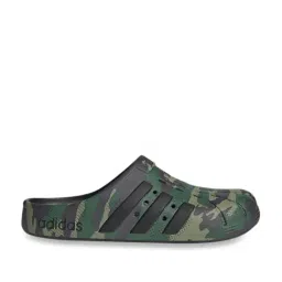 Adidas Men's Adilette Clog Black & Green Slides-picture-6