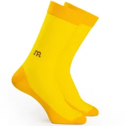 Man Arden Yellow Color Block Socks-20