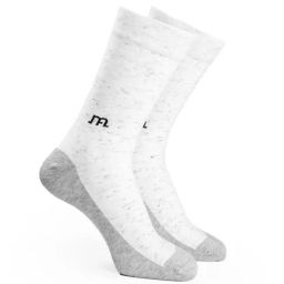 Man Arden White Color Block Socks-image-25