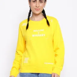 Belliskey Yellow Printed Pullover-image-47