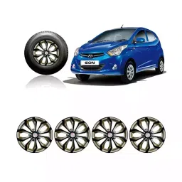Auto Pearl Car Golden Black Wheel Cover Caps 304.8 mm (12 Inch) Press Type Fitting for Eon D-Lite-image-40
