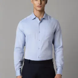 Louis Philippe Blue Regular Fit Printed Shirt-picture-37