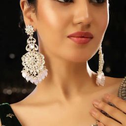 Priyaasi Classic Gold Brass Earrings-18
